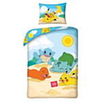 Pokémon® Ranta Puuvilla Pussilakanasetti