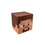Minecraft® Steve Kuutiopäämaski