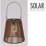 Solcelle Lampe Brun