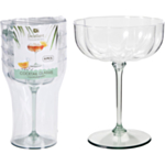 Facetteret Cocktailglas Klar