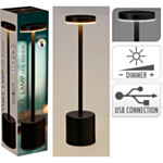 LED Touch Bordlampe Sort