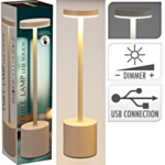 LED Bordlampe Beige