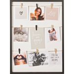 Fotoramme Med Hampesnor Sort