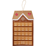 Honningkagehus Julekalender Brun