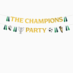 The Champions Party Jalkapallokoristenauhat Vihreä/Kulta