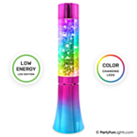 Farveskiftende Glitter Lampe