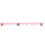 Disney Princess® Happy Birthday Paperibanneri Vaaleanpunainen