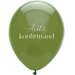 Årets Konfirmand Balloner Olivengrøn