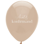 Årets Konfirmand Balloner Beige
