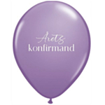 Årets Konfirmand Balloner Lilla