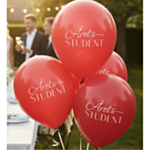 Årets Student Balloner Rød