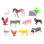 Animal World® Maatilan Eläimet Leikkifiguurisetti 12 Osaa