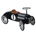Goki® Retro Potkuauto Musta