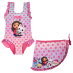 Gabby's Dollhouse® uimapuku sarongilla