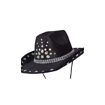 Musta cowboyhattu strasseilla