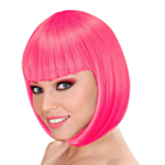 Lou Lou -peruukki Hot Pink