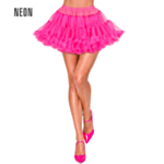 Neon tutu -tyllihame vaaleanpunainen