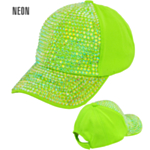 Lippalakki strasseilla neonvihreä