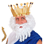 Poseidon-peruukki ja parta