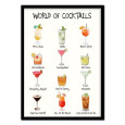 Osta World Of Cocktails A4 Juliste Netistä - Nopea Toimitus: 2-3 Päivää ...