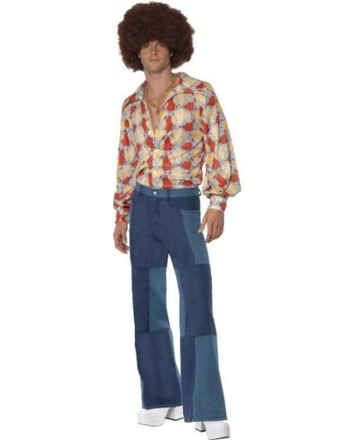 Run Fly Miesten Corduroy Bootcut 70 Luvun Flare Housut Tupakanvari main image 0