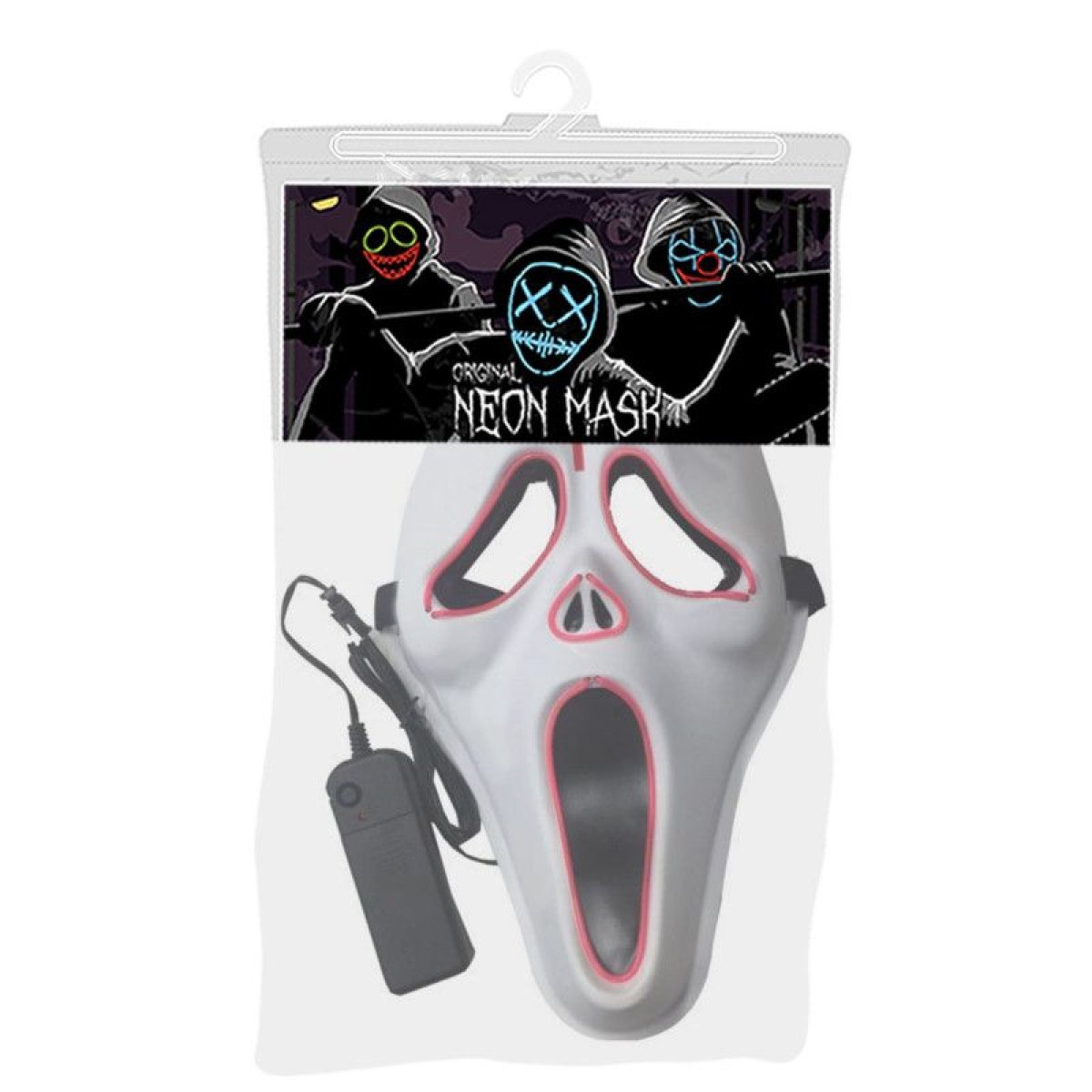 Osta Scream LED-naamari Netistä - Nopea Toimitus: 2-3 Päivää | Temashop.fi
