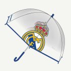 Real Madrid® Logo Sateenvarjo Valkoinen