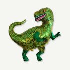 T-Rex Foliopallo Vihreä/Kulta