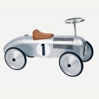 Goki® Retro Potkuauto Hopea