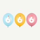 6-Vuotis Syntymäpäivä Lateksipallot