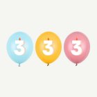3-Vuotis Syntymäpäivä Lateksipallot