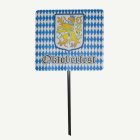 Oktoberfest-kyltti tikussa