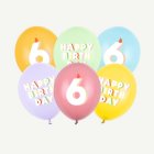 6-Vuotis Syntymäpäivä Lateksipallot