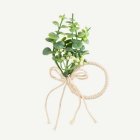 Eukalyptus servettirengas vihreä/valkoinen