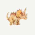 Triceratops Dinosaurus Servietit Ruskea