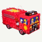 Palomiesauto Piñata Punainen