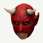 Demoni Lateksinaamari Punainen
