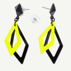 Neon Rhombe Korvakorut Keltainen