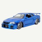 Fast & Furious® 2002 Nissan Skyline GT-R BNR34 Pienoismalli 1:24