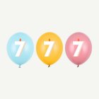 7-Vuotis Syntymäpäivä Lateksipallot