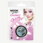 Holografinen Chunky Glitter hopea