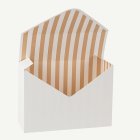 Raidallinen Lahjalaatikko Kermanvärinen/Kamelinvärinen
