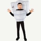 Skibidi Toilet® Puhallettava Naamiaisasu