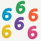 6-vuotissyntymäpäivän Pöytäkoriste Monivärinen