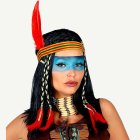 Cheyenne-intiaaniperuukki musta