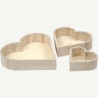Sydänkulhot Puu Beige
