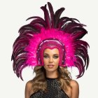 Samba Höyhenpäähine Pinkki