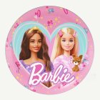 Barbie® Pahvilautaset Vaaleanpunainen