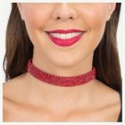 Kimalle Choker Punainen