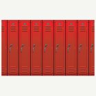 High School Locker Tausta Seinälle